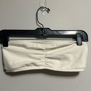 Chaser bandeau top bra cream medium strappy